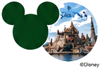 Tokyo DisneySea and Mickey-shaped graphic